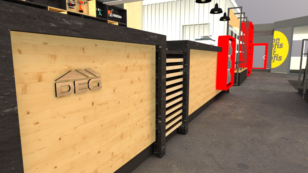 DEG Alles für das Dach eG – Laden in Wissen – Atelier Bielewicz